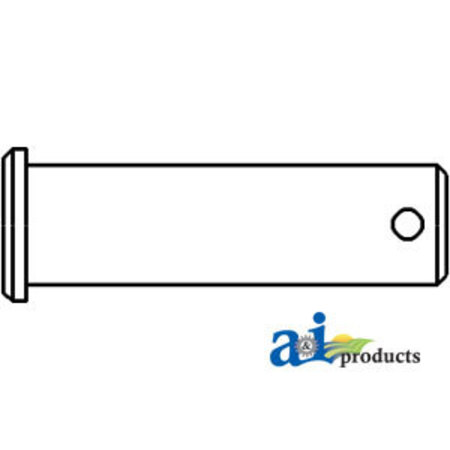 A & I PRODUCTS Pin, Drawbar 2" x1" x1" A-05112-52070